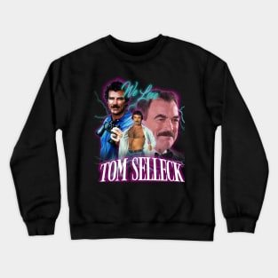 Fan Art Collage Tom Selleck Crewneck Sweatshirt